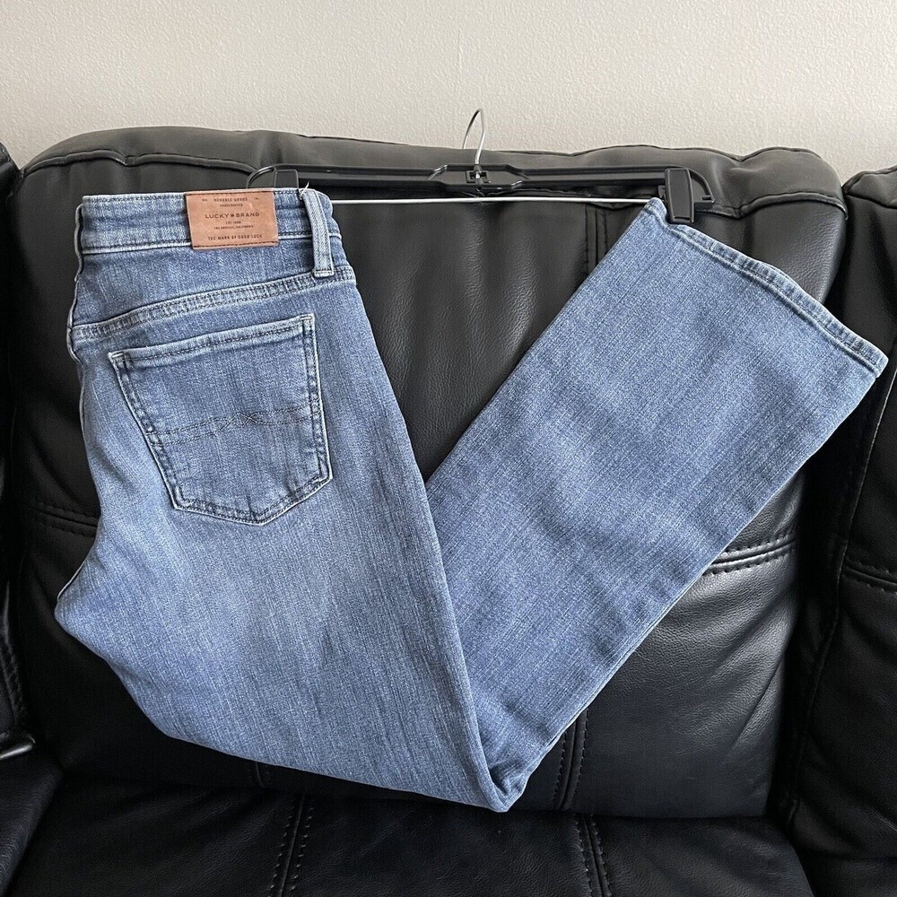 Lucky Brand Easy Rider Jeans Women's Size 6/28 Ankle mid-rise stretch Denim